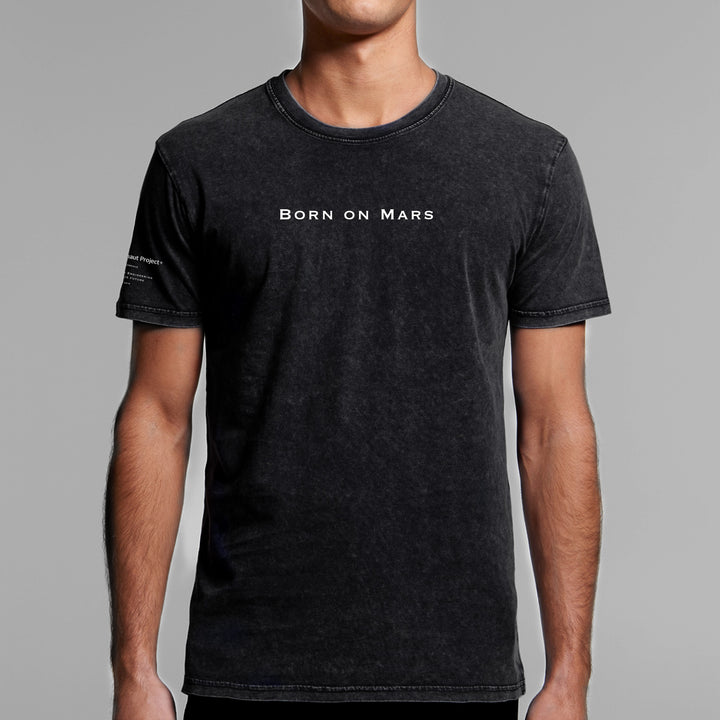 Born On Mars II - Stonewash Tee