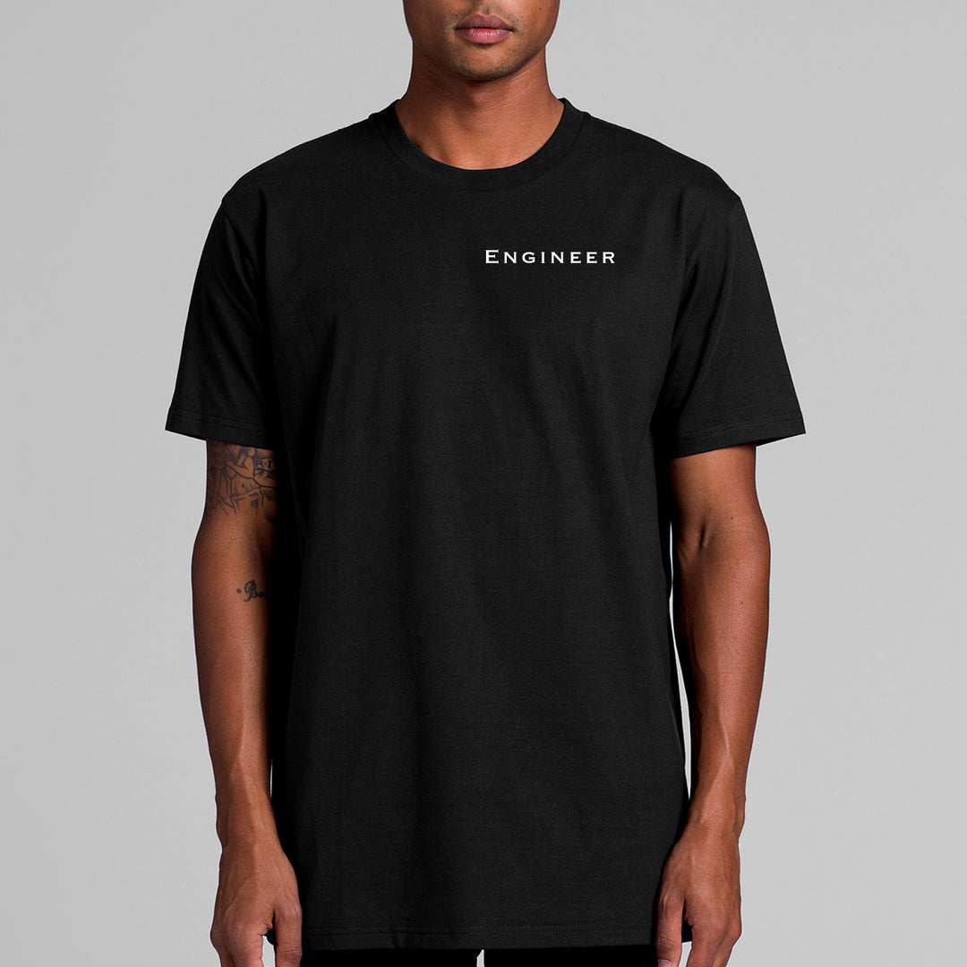 The Engineer - Classic Black Tee